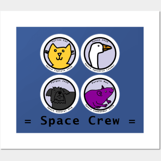 Space Crew 2420 with Space Commander Purple Rat Posters and Art